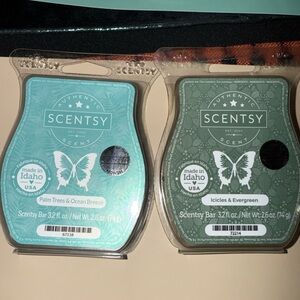Scentsy Palm Trees & Ocean Breeze Wax Bar - Teal